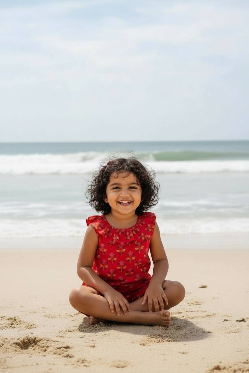 Girls sleeveless co ord set